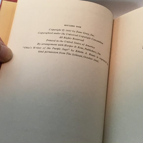 Zane Grey (Walter J. Black Edition #63) Boulder Dam Very Good - Picture 8 of 8